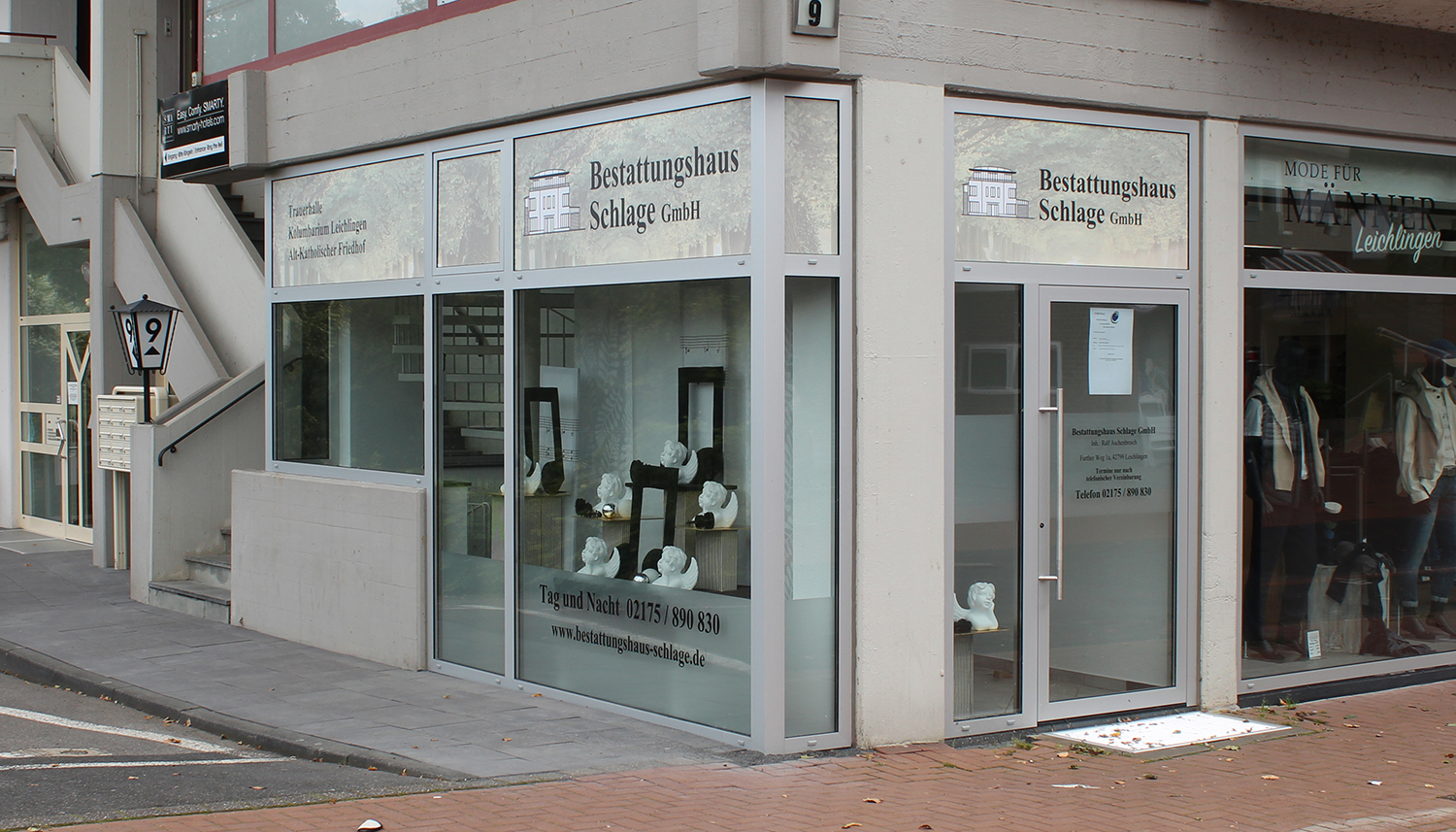 Schaufenster beschriften